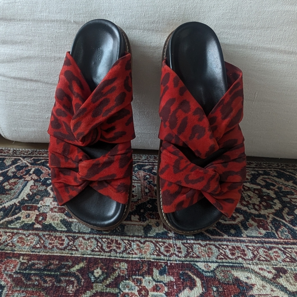 Ganni Suede Slides